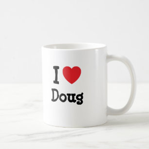 Ik hou van Doug hart op maat Koffiemok