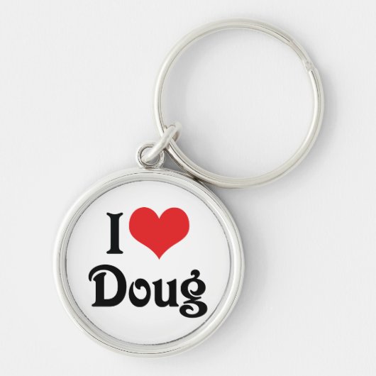 Ik hou van Doug Sleutelhanger (Voorkant)