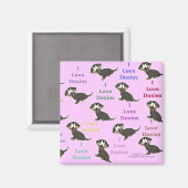 Ik hou van Doxies collage Magneet (Voorkant / Achterkant)