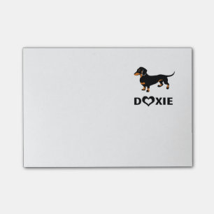 Ik hou van Doxies - Cute Black en Tan Dachshund Post-it® Notes