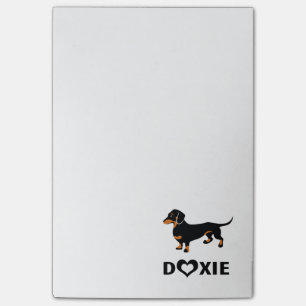 Ik hou van Doxies - Cute Black en Tan Dachshund Post-it® Notes