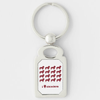 Ik hou van Doxies Sleutelhanger