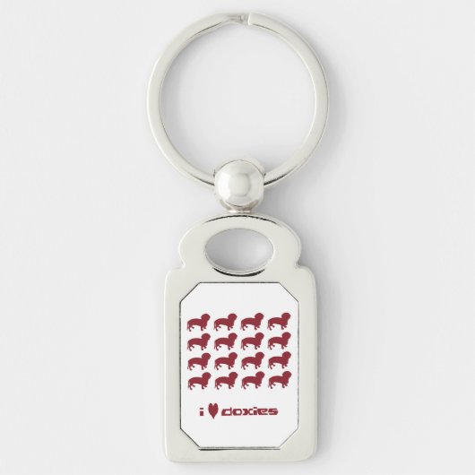 Ik hou van Doxies Sleutelhanger (Voorkant)