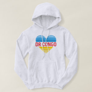 Ik hou van DR Congo, Congo-Kinshasa hart Hoodie