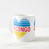 Ik hou van DR Congo, Congo-Kinshasa hart Koffiemok (Voorkant links)