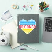 Ik hou van DR Congo, Congo-Kinshasa hart Sticker (iPad Cover)