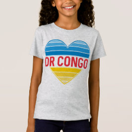 Ik hou van DR Congo, Congo-Kinshasa hart T-shirt