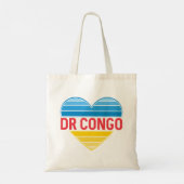 Ik hou van DR Congo, Congo-Kinshasa hart Tote Bag (Achterkant)