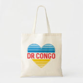 Ik hou van DR Congo, Congo-Kinshasa hart Tote Bag (Voorkant)