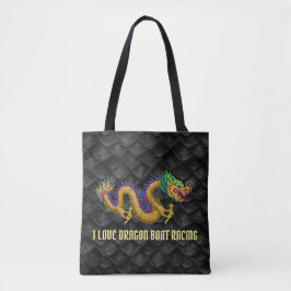 Ik hou van Dragon Boat Racing Tote Bag