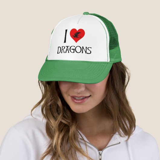 Ik hou van Dragons Trucker Pet (In situ)