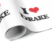 Ik hou van Drake Cadeaupapier (Rol Hoek)