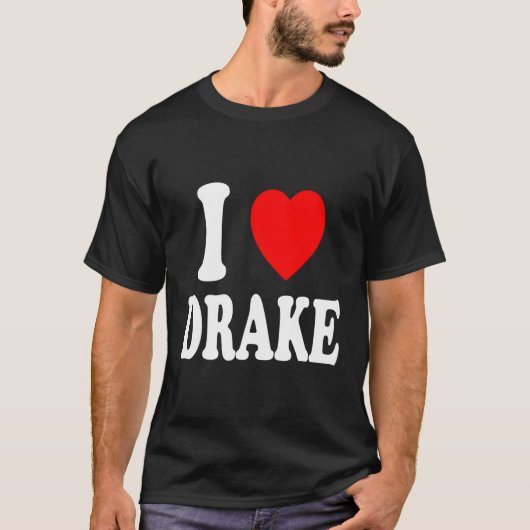 Ik hou van Drake echtgenoot T-shirt (Voorkant)