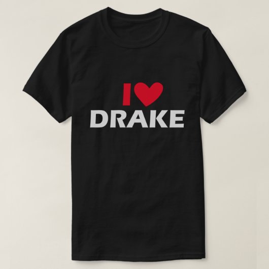 Ik hou van Drake T-shirt (Design voorkant)