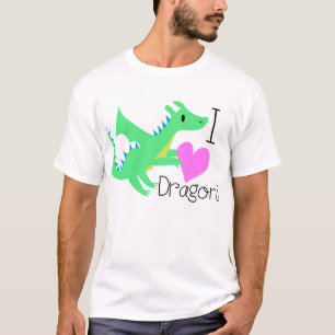 Ik hou van draken t-shirt Ik hou van draken shirt