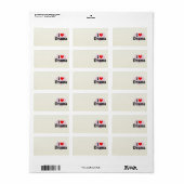 Ik hou van Drama Etiket (Full Sheet)