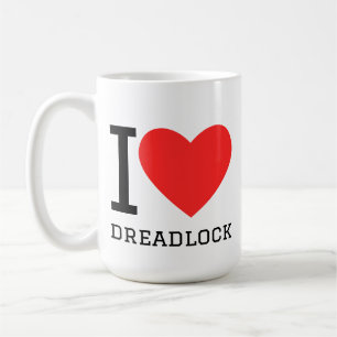 Ik hou van dreadlock koffiemok