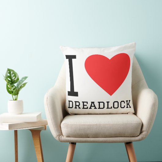 Ik hou van dreadlock kussen (Stoel)