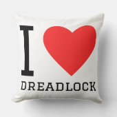 Ik hou van dreadlock kussen (Voorkant)
