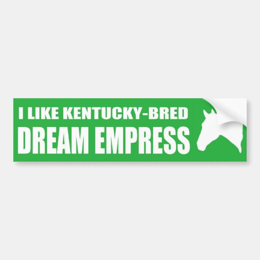 Ik hou van Dream Empress Bumpersticker (Voorkant)