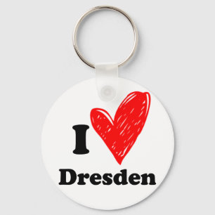 Ik hou van Dresden Sleutelhanger