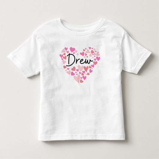 Ik hou van Drew - hart voor Drew Kinder Shirts (Voorkant)