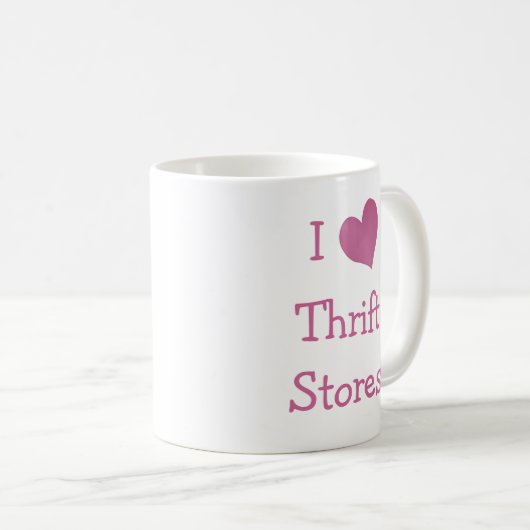 Ik hou van drift-winkels koffiemok (Voorkant rechts)