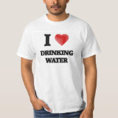 Ik hou van Drink water T-shirt (Voorkant)
