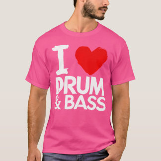 Ik hou van drum en tas t-shirt