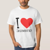 Ik hou van drumstap t-shirt (Voorkant)
