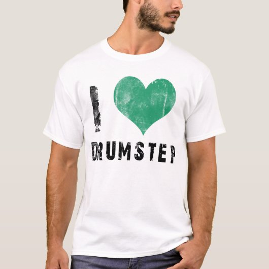 Ik hou van drumstep t-shirt (Voorkant)