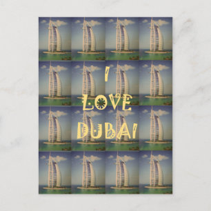Ik hou van Dubai Briefkaart