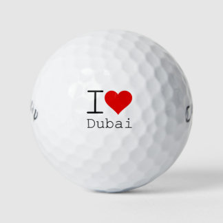 Ik hou van Dubai HEART Golfballen
