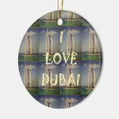 Ik hou van Dubai Keramisch Ornament (Links)