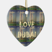 Ik hou van Dubai Keramisch Ornament (Rechts)