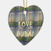 Ik hou van Dubai Keramisch Ornament (Links)