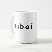 Ik hou van Dubai Koffiemok (Voorkant links)