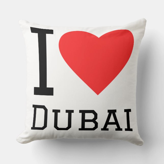 Ik hou van dubai kussen (Voorkant)
