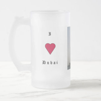 Ik hou van Dubai Matglas Bierpul