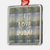 Ik hou van Dubai Metalen Ornament (Links)