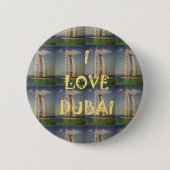 Ik hou van Dubai Ronde Button 5,7 Cm (Voorkant)