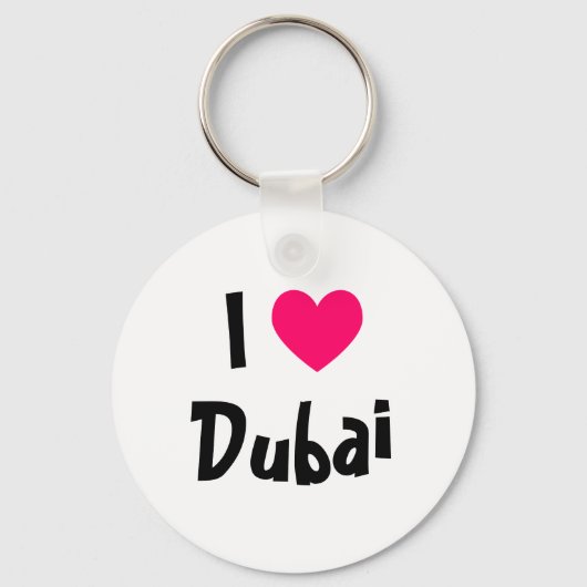 Ik hou van Dubai Sleutelhanger (Voorkant)