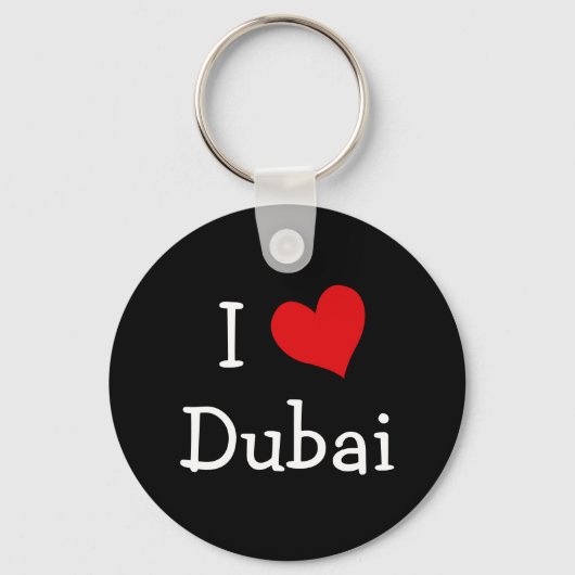Ik hou van Dubai Sleutelhanger (Voorkant)