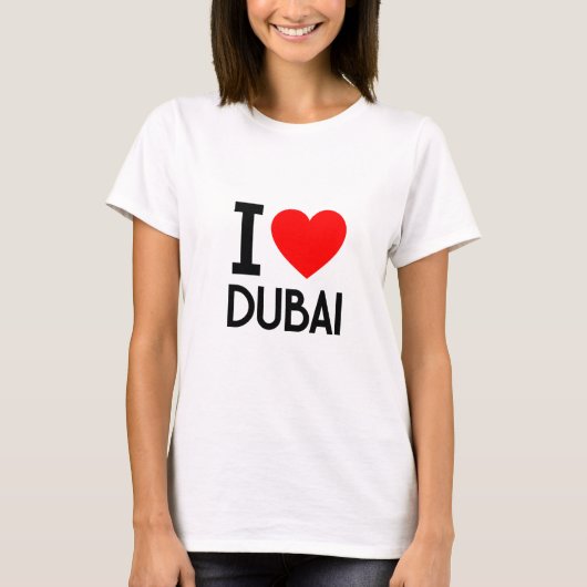 Ik hou van Dubai T-shirt (Voorkant)