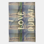 Ik hou van Dubai Theedoek (Verticaal)