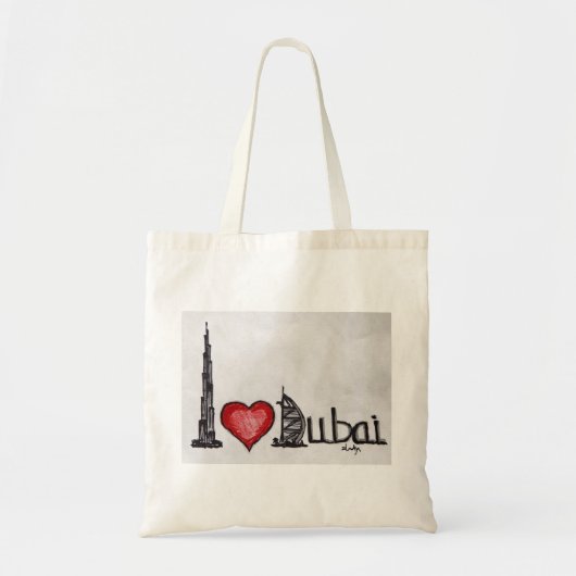 Ik hou van Dubai Tote Bag (Voorkant)