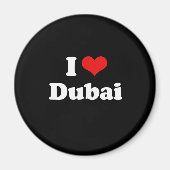 Ik hou van Dubai Tshirt Magneet (Voorkant)