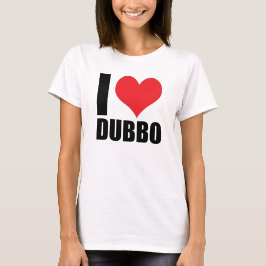 Ik hou van Dubbo T-shirt (Voorkant)