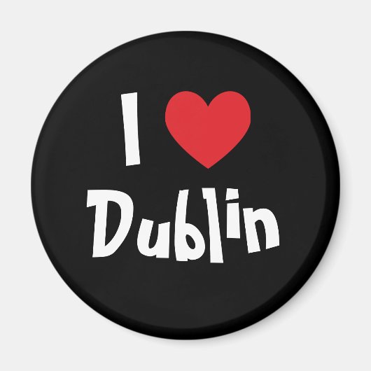 Ik hou van Dublin Magneet (Voorkant)