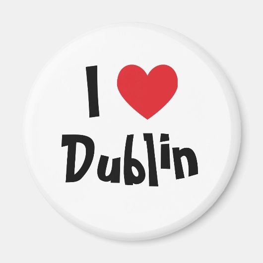 Ik hou van Dublin Magneet (Voorkant)
